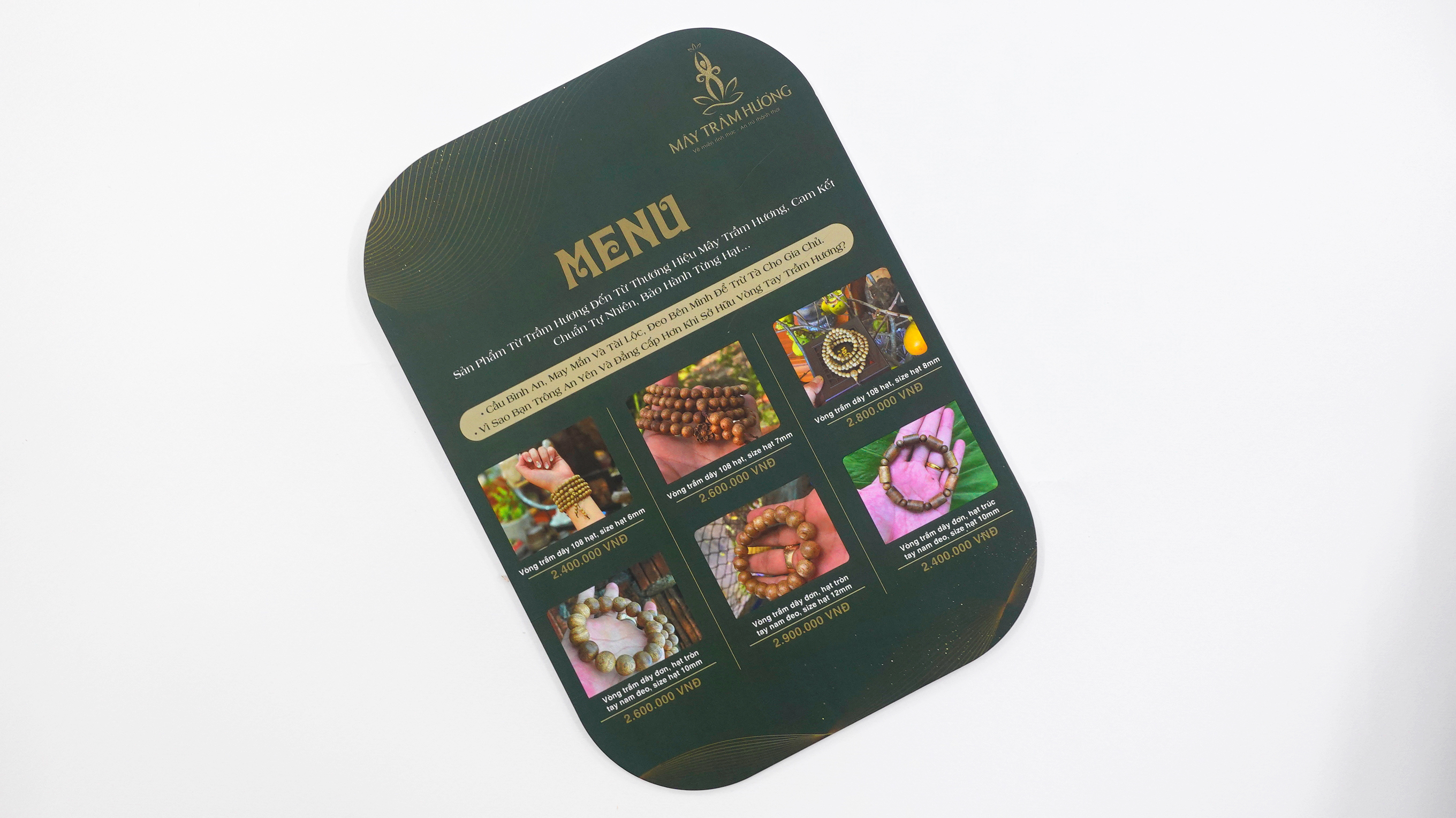 Menu bồi format