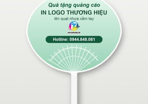 Dịch vụ in quạt nhựa cầm tay giá rẻ theo yêu cầu trên toàn quốc