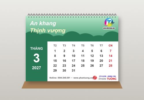 Lịch để bàn cá nhân